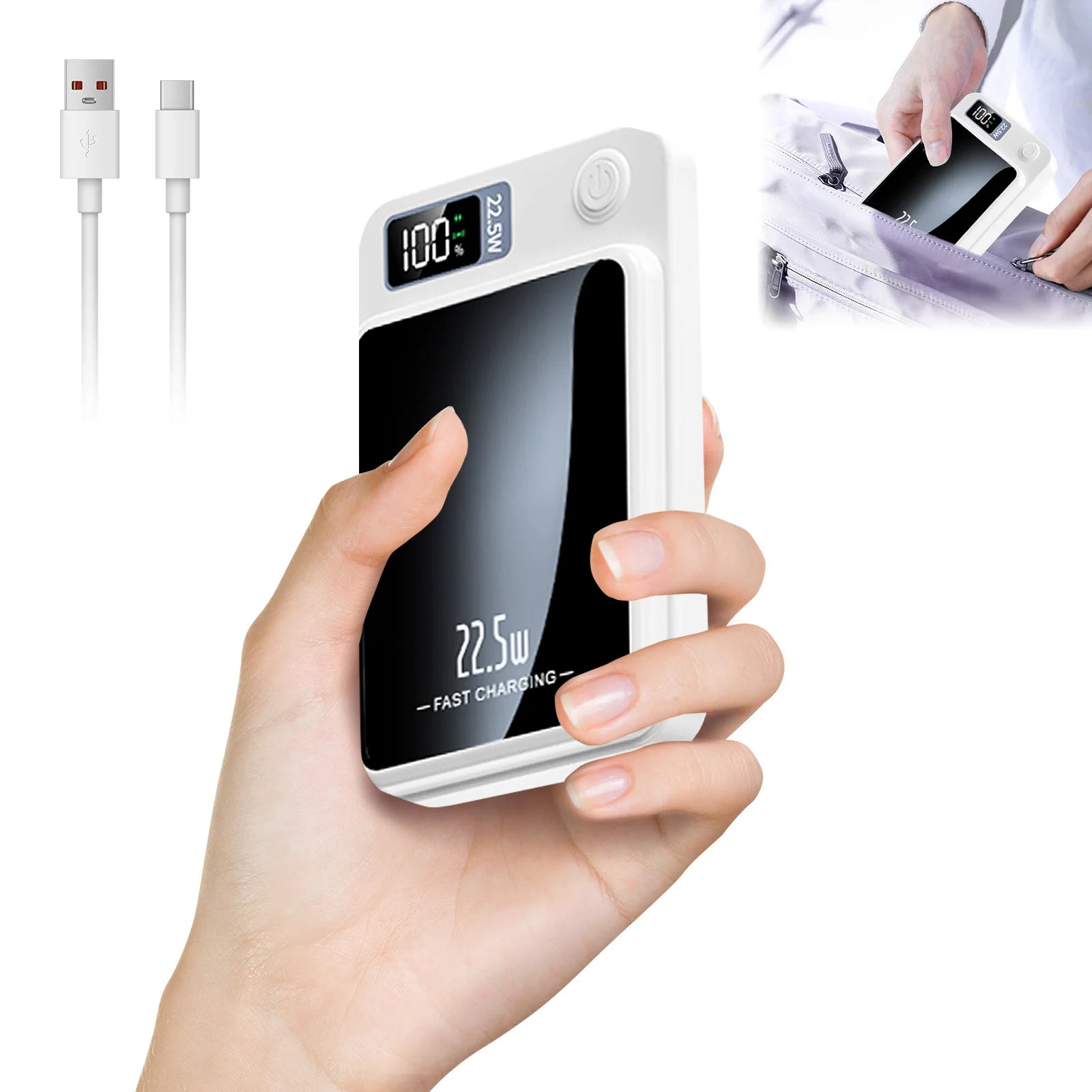 Magnetic Power Bank 10000Mah — 22.5W Fast Charge