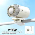 Car Clip Fan — 360° Cooling, 199 Speeds