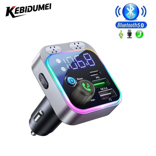 Bluetooth FM Transmitter — PD Fast Car Charger